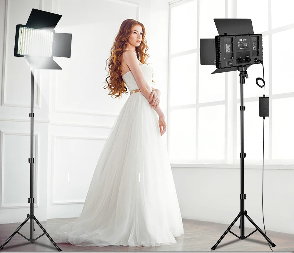 Professional LED Studio Light Panel – Adjustable Lighting for Video, Photography & Streaming
